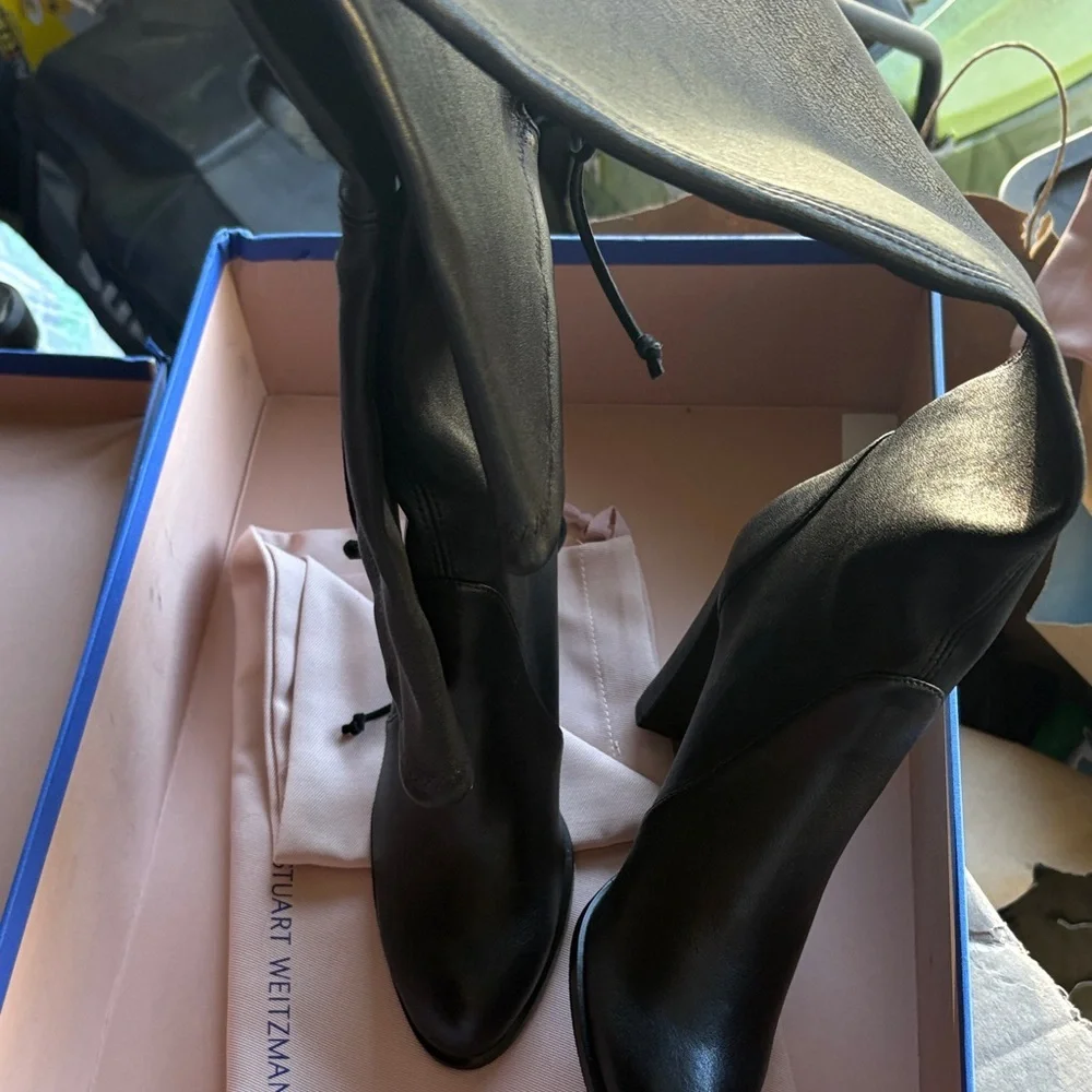 Stuart Weitzman Black Over the Knee Boots